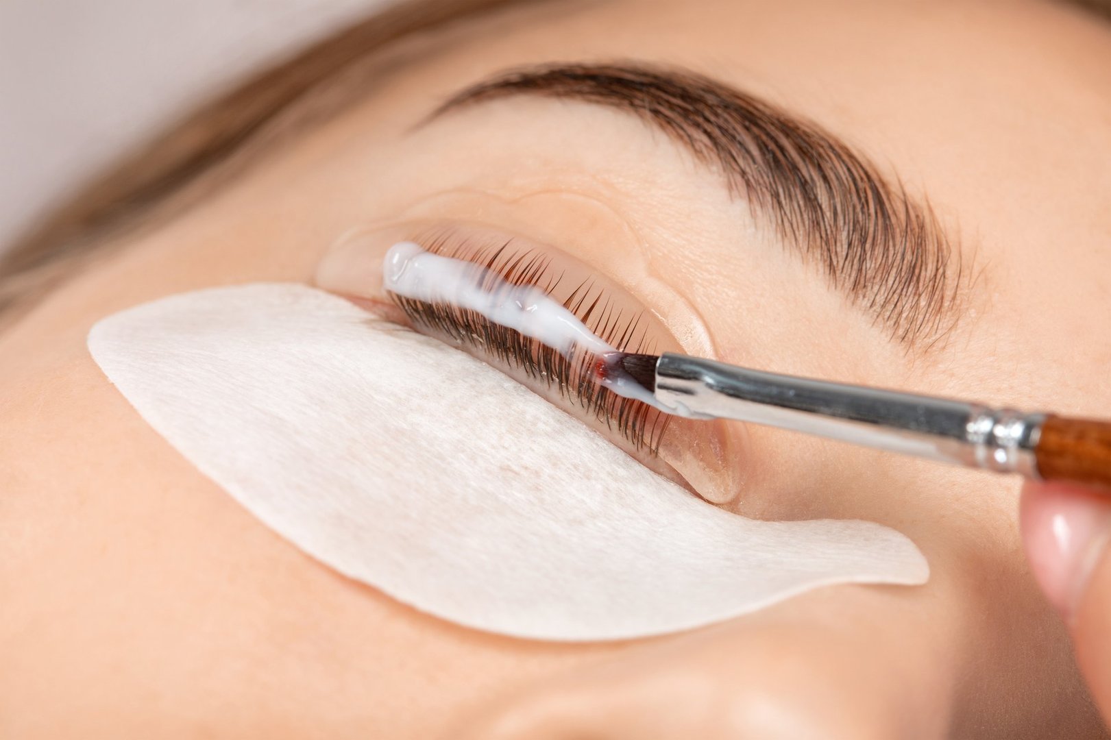 Lash lift and tint